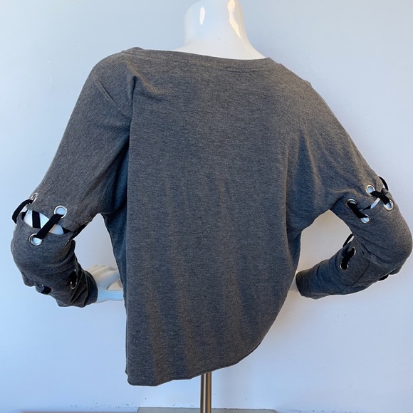 Generation Love grey and black top - Picture 3 of 6